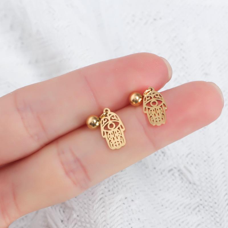 Маленький комплект сережек в стиле аромата, легкие роскошные серьги из титановой стали высокого класса, серьги в прошлом, новый стиль, темпераментные серьги