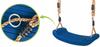 Swing FOR children garden bench board slat seat navy blue