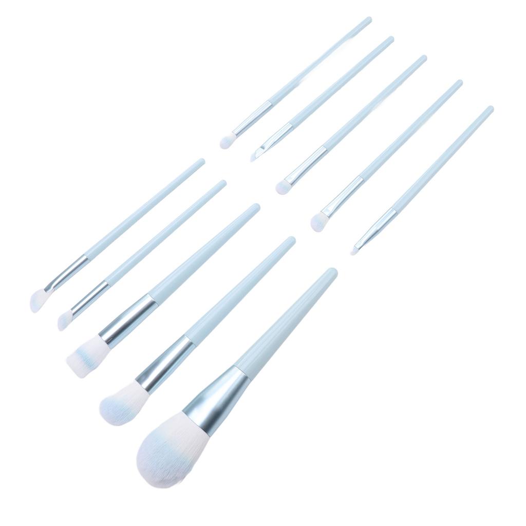 10pcs Makeup Brush Set Soft Synthetic Professional Portable Foundation Powder Eye Shadows Blush