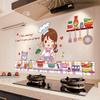 Self-adhesive Anti-greased Stickers for Household Stove Tile Wall Stickers for Kitchen Wallpaper Anti-greased Paper Fume Stickers ZY-8004