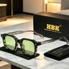 HBK Элегантные Квадратные Мужские Солнцезащитные Очки Модная Рамка Винтажные Кончики Заушников Женские Дорожные Деловые Вечеринка Подарок Очки UV400