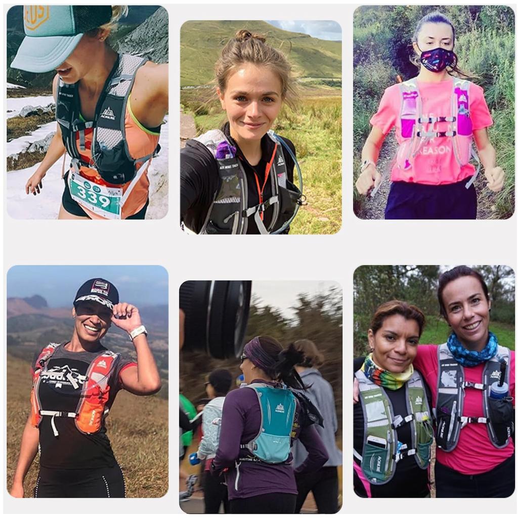 Azarxis Беговая сумка для бега по пересеченной местности Zack Hydration Marathon Rucksack Бег трусцой Трейл Альпинизм Велосипедный рюкзак Легкий дышащий велосипедный мужской женский