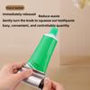 Creative Toothpaste Tube Squeezer Simple Toothpaste Roller Stainless Steel Labor Saving Toothpaste Tube Wringer Cleanser Presser