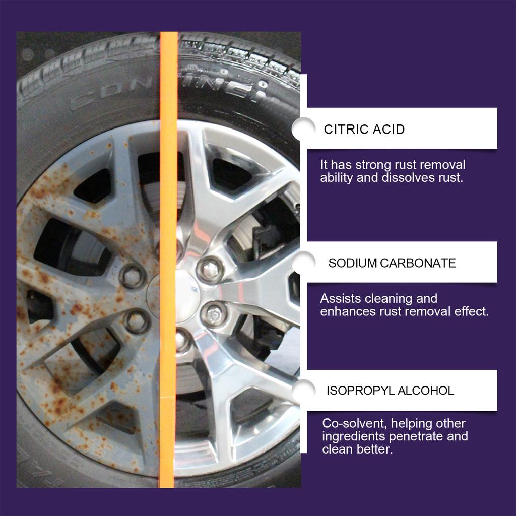 Rayhong Car Iron Powder Rust Remover Car Paint Stain Remover Rust Polishing Cleaning Sparking Renovation Maintenance