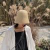 Casual Holiday Women's Fashion Cap Fisherman Hat Sunscreen Hats Hand-woven Bucket Straw Beach Hat