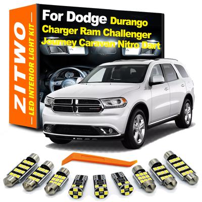 Светодиодный комплект внутреннего освещения ZITWO для Dodge Durango Charger Grand Caravan Journey Ram 1500 2500 Challenger Nitro Dart Dakota Caliber