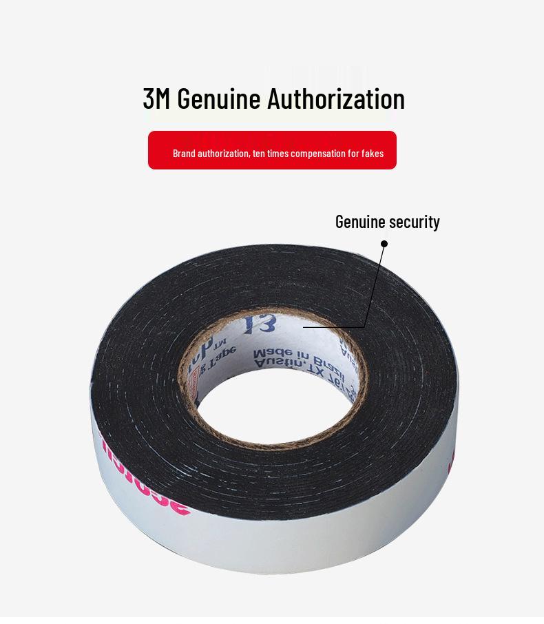 3M 13# Scotch Semi-Conductive EPDM Rubber Insulating Tape, 5KV Waterproof Electrical Tape