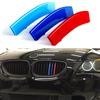 3D Styling Car Front Grille Trim Sport Strips Cover Stickers for 2004-2010 BMW 5 Series
