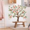 Painted Peach Blossom Leaves Bedroom and Living Room Background Beautification and Decorative Wall Stickers
