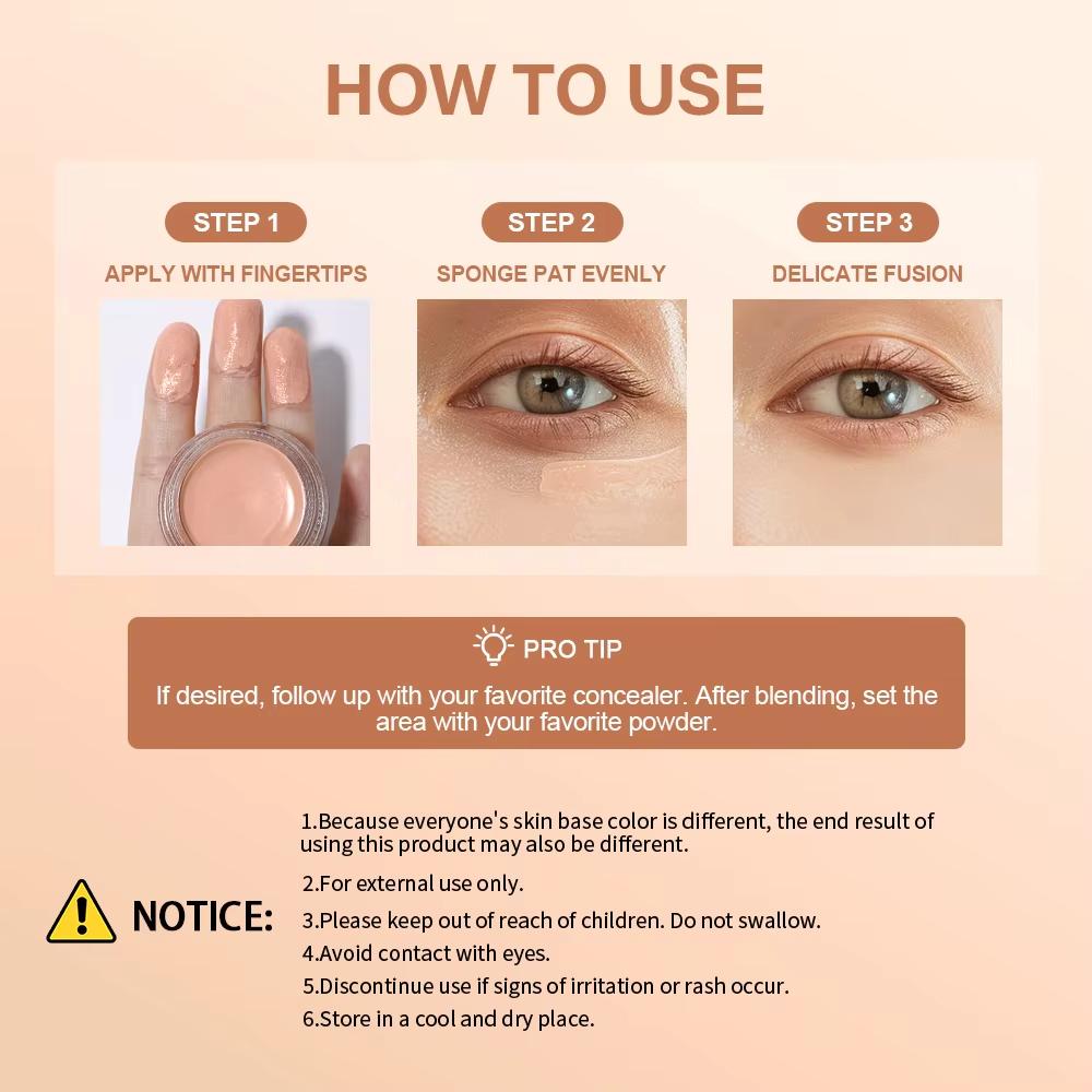 Осветлитель для кожи под глазами, маскирует темные круги, увлажняет, осветляет, корректор для глаз, питает, выравнивает тон кожи, корректор, крем для макияжа