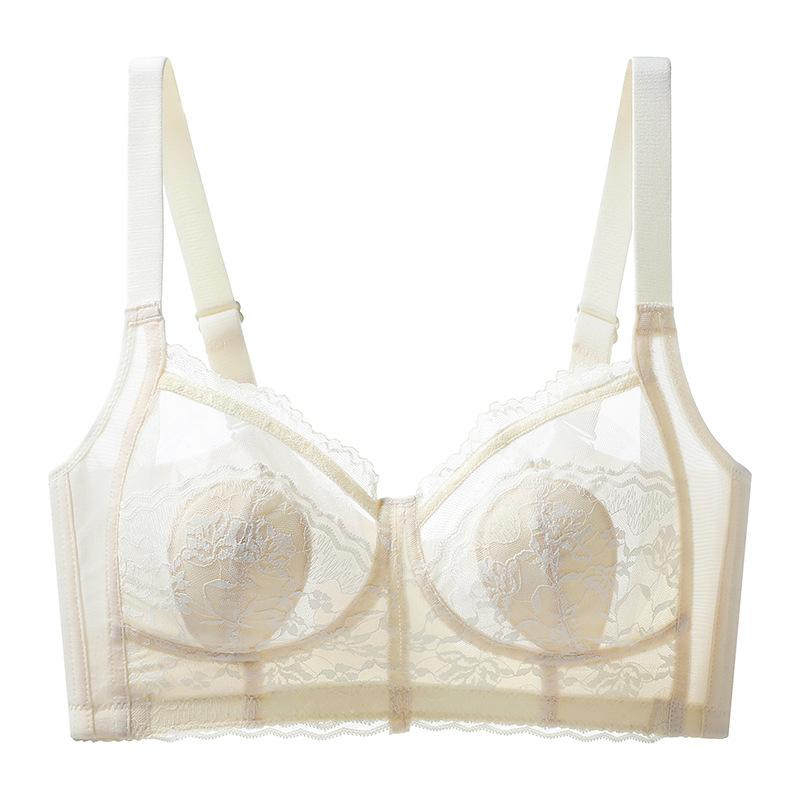 Large breasts show small underwear, women's large size shows thinness, gather thin summer styles, collect secondary breasts, prevent sagging