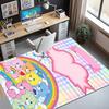 Care Bears Pattern Rug, Indoor/Outdoor Mat, for Picnic, Gameroom, Bedroom, Office, Living Room, Home Decor Carpet, Birthday Gift