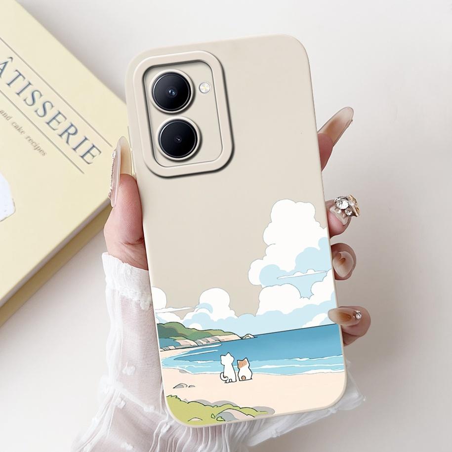 For Realme 10 Pro Plus Case Fashion Flower Matte Silicone Soft Phone Cover For Realme 10 Pro Realme10 Funda Cases RMX3630 Bumper