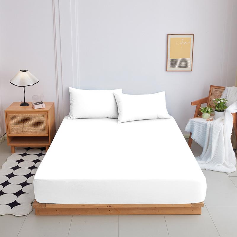Хлопковая натяжная простыня Двуспальная Queen King Size Чехлы для матраса с резинками 600TC Хлопковая натяжная простыня Чехол для матраса с резинкой
