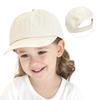 Детская бейсболка Snap Back Однотонная Весна Лето Хип-Хоп Кепки для Мальчиков Солнцезащитные Кепки Регулируемая Посадка Дышащая Для Улицы Путешествия Детские Кепки