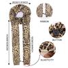 Ice Silk Satin Sleep Cap Elastic Band Hair Care Wrap Fashion Long Tube Bonnet  For Hair Care