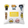 Cute Kakaos Cartoon Friends Square Pillowcase Cushion Cover Pillow Case Throw Pillow Cover for Home Bedroom Car