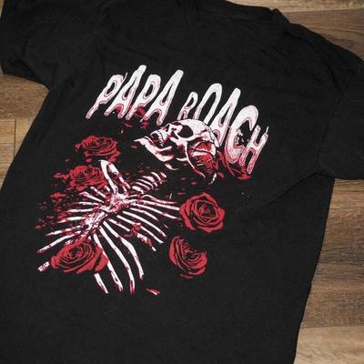Новая группа Papa Roach роза Подарок для фанатов Унисекс S-5XL Футболка CA160 Унисекс футболка