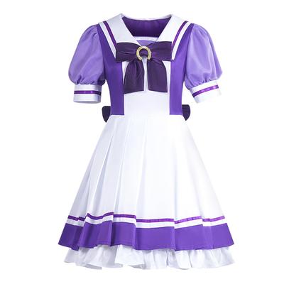 COSSA Uma Musume Косплей Тренировочный Центр Школа Короткий Pretty Derby Косплей Костюм, Форма, Рукав, Костюм, Хэллоуин, Рождество, (Размер M)