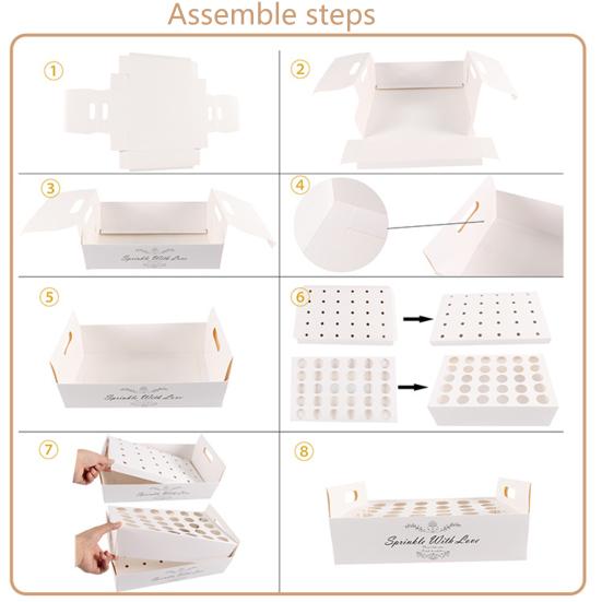 Конусная коробка для конфетти, пищевой класс, высокая прочность, 5 стилей, держатель для конфетти и конфет, пищевой конус, лоток для бумаги, принадлежности для вечеринок