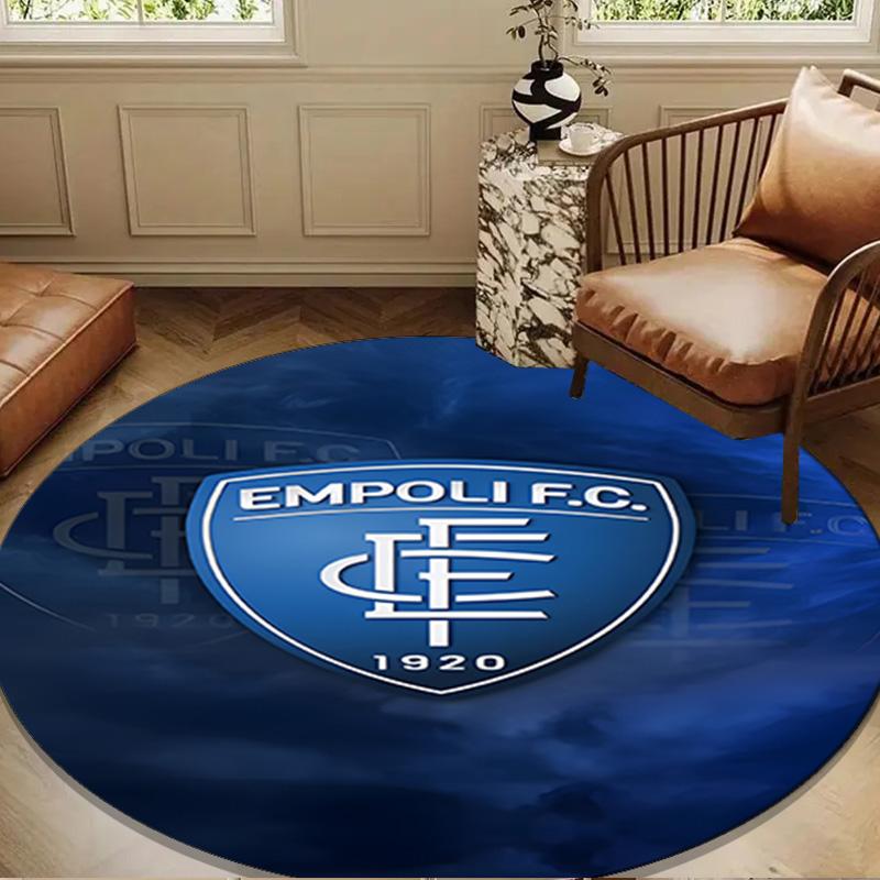 Football Empoli Crest Round mat Home Decor, Chair rug For livingroom,Bedroom, doormat home decor Birthday Gift Christmas Gifts