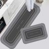 Diatom Mud Water-absorbing Quick-drying Kitchen Floor MATS, Home Floor MATS, Water-absorbing Anti-slip Quick-drying Bathroom Door MATS