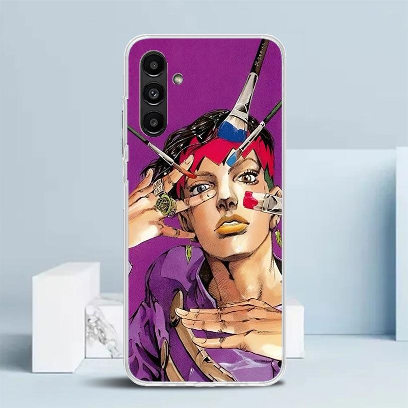 Чехол для телефона JoJo Adventure Rohan Kishibe для Samsung Galaxy A17 A37 A57 A16 A15 A14 A13 A56 A55 A54 A53 A36 A35 A34 A33 A26 A25 A