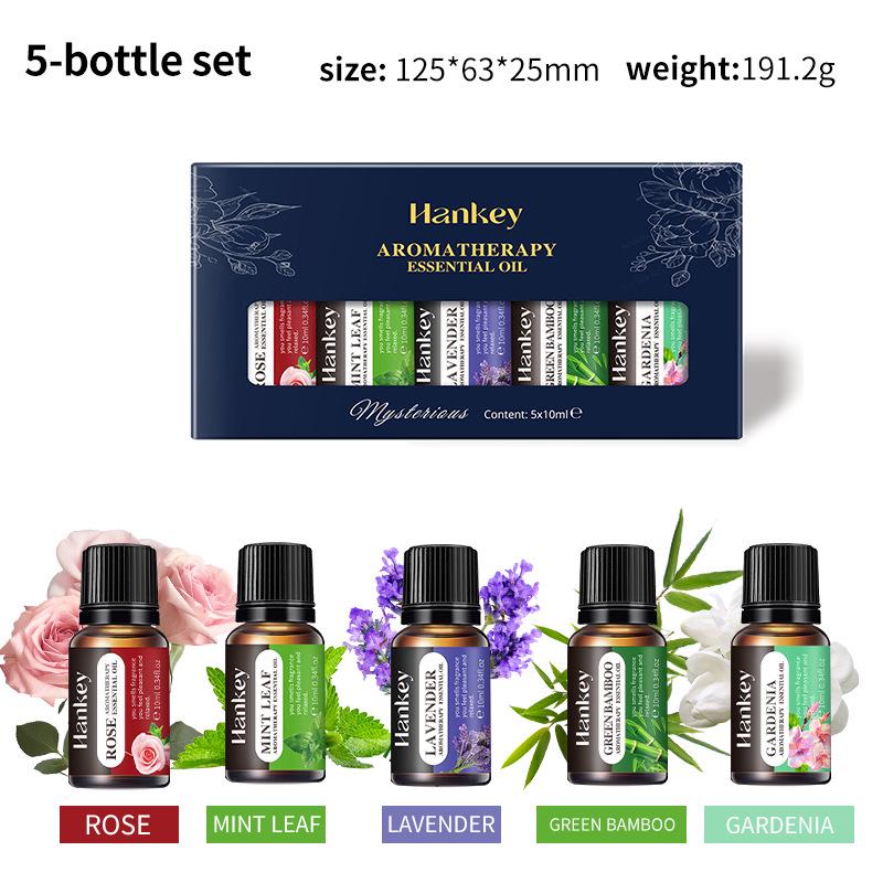 Aromatherapy Essential Oil Set: Water-Soluble, Plant Extracts, Multiple Scents for Aromatherapy Machines and Humidifiers.