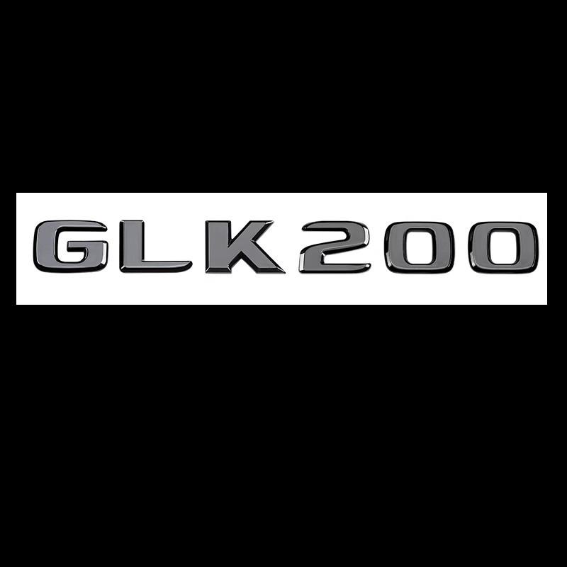 BKS2 3D Car Tail Trunk Letter car sticker GLK200 GLK220 GLK250 GLK260 GLK300 GLK350 Emblem Sticker Mercedes Benz GLK W204 X204