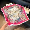 Spring and summer square scarf Korean version of women's scarf decorative binding wrist exquisite foreign style neck protection windproof headscarf