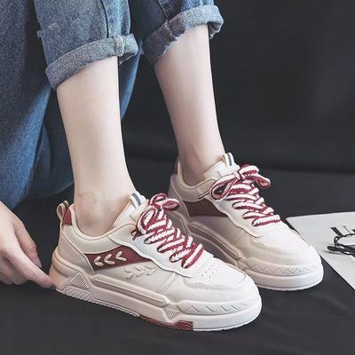 Повседневная белая женская обувь на толстой подошве 2025 новая мода корейская версия спортивный тренд кеды для женщин