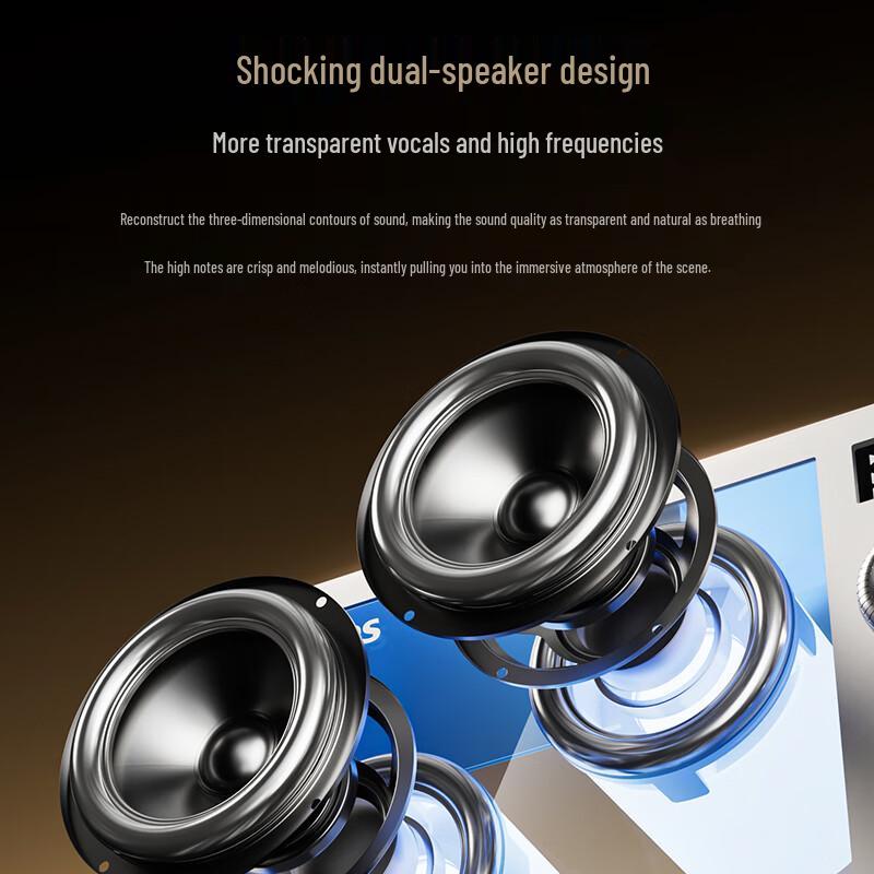 Philips TAS2600 Transparent Bluetooth Speaker with Ambient Light (CN version)
