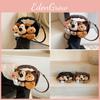 Capybara Cute Puppy Animal Plush Doll Crossbody Handbag For Girls Playtime