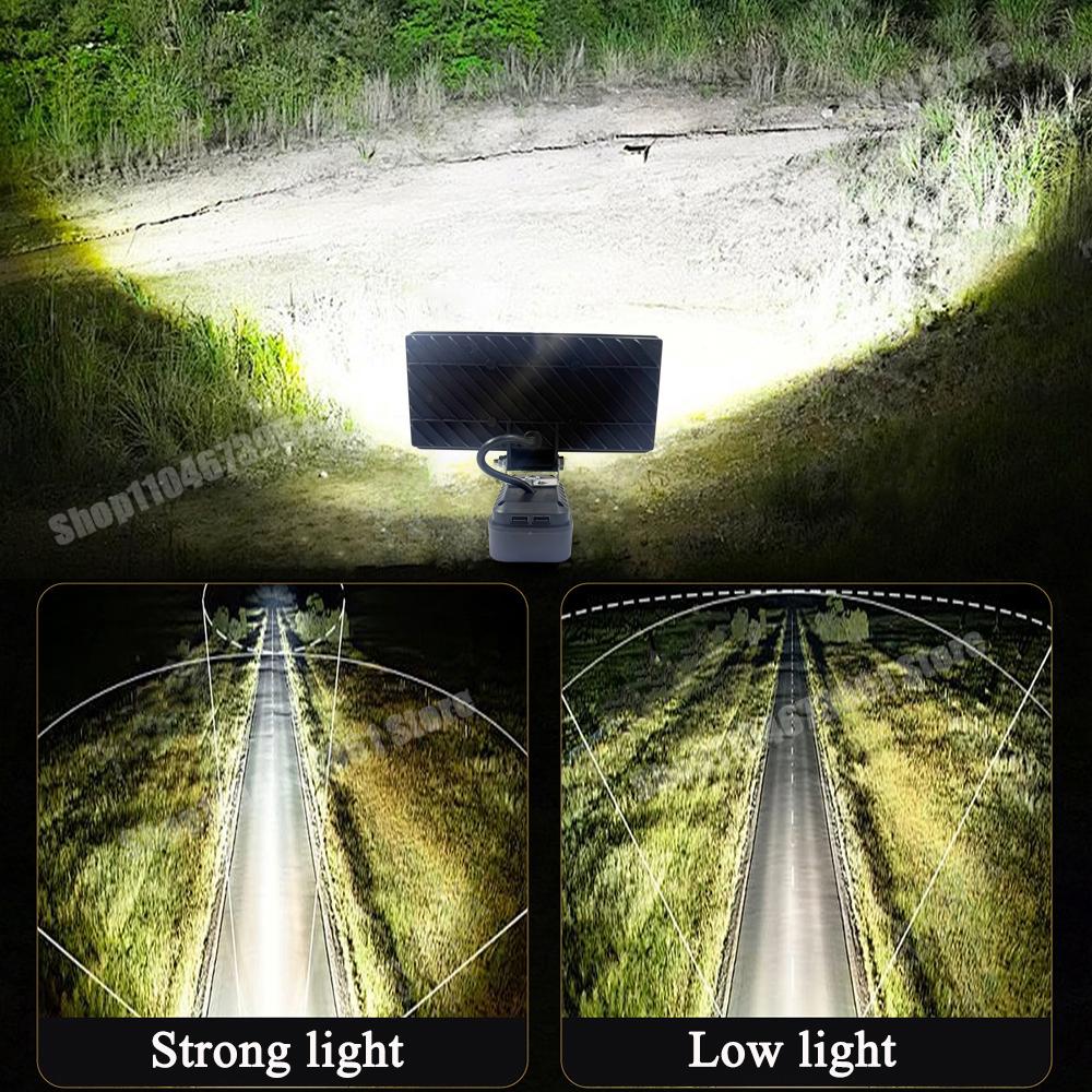 Lithium Battery Accessories USB Charger Power Bank 8 Inch LED Work Lights Camping Lamp Spotlights for Makita 18V Li-ion Battery