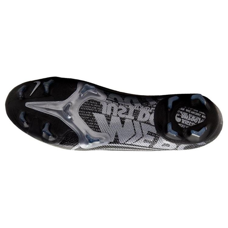 Nike Футбольные бутсы Mercurial Vapor 13 Pro FG Черный Матовый Серебристый Унисекс Кроссовки Металлик-Холодный-Серый AT7901-001