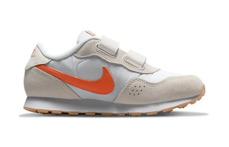 Nike MD Valiant Низкие Беговые Кроссовки Белый Абрикосовый Оранжевый Детские Возраст 3 7 Лет CN8559-103