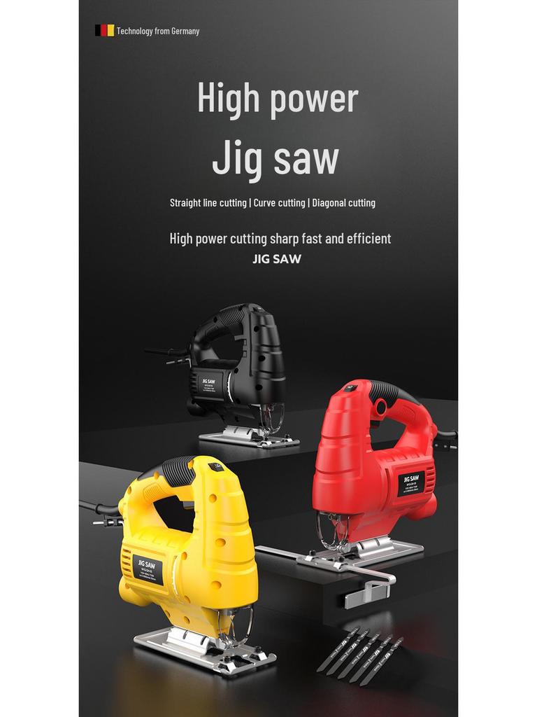 Портативная многофункциональная электрическая криволинейная пила типа 55 для деревообработки и бытового использования