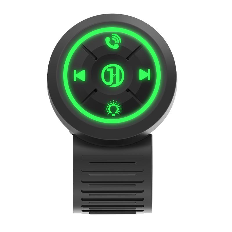 Универсальный Bluetooth 5.3 пульт дистанционного управления Водонепроницаемый беспроводной медиаконтроллер для шлема, наушников, мотоцикла, велосипеда, руля