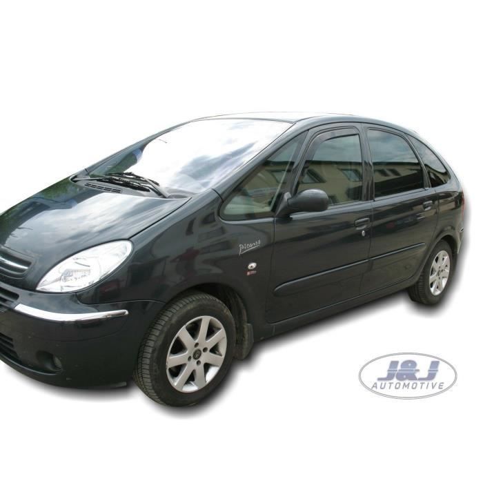 Дефлекторы воздуха - J&J AUTOMOTIVE - Heko - Тонированные - Усиленный акрил - Для Citroen Xsara Picasso 1999-2008