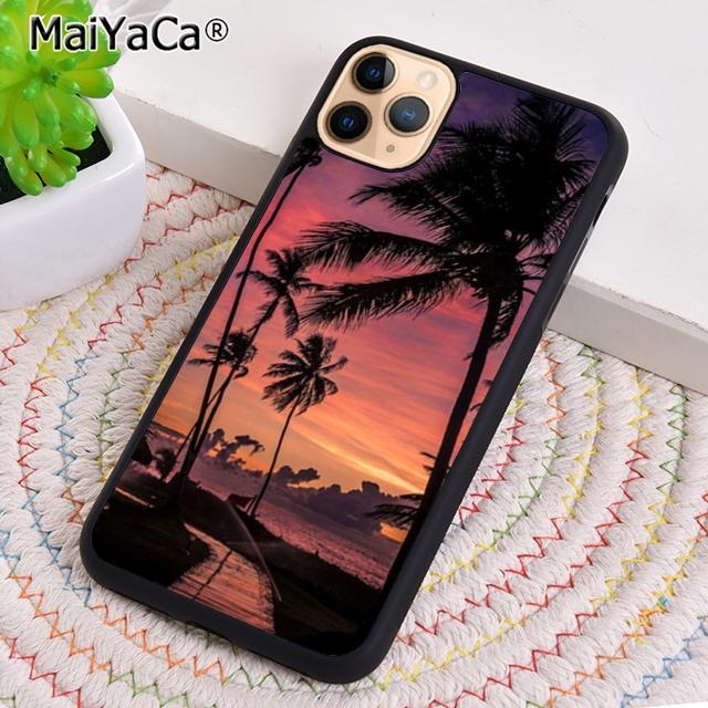 Закат пальмы Чехол для телефона Для iPhone 17 Air 16 pro max 15 14 plus 12 13 Чехол-оболочка coque