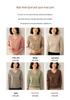 Women's V-Neck Dot Yarn Wool Sweater - Thick, Warm, Versatile Knitwear for Autumn and Winter