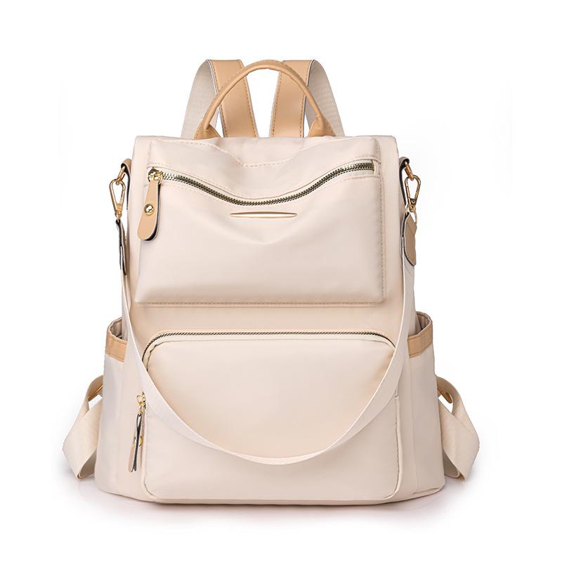 Women's Backpack Lightweight Simple Large Capacity Portable Shoulder Bag Multifunctional Outdoor Travel Backpack