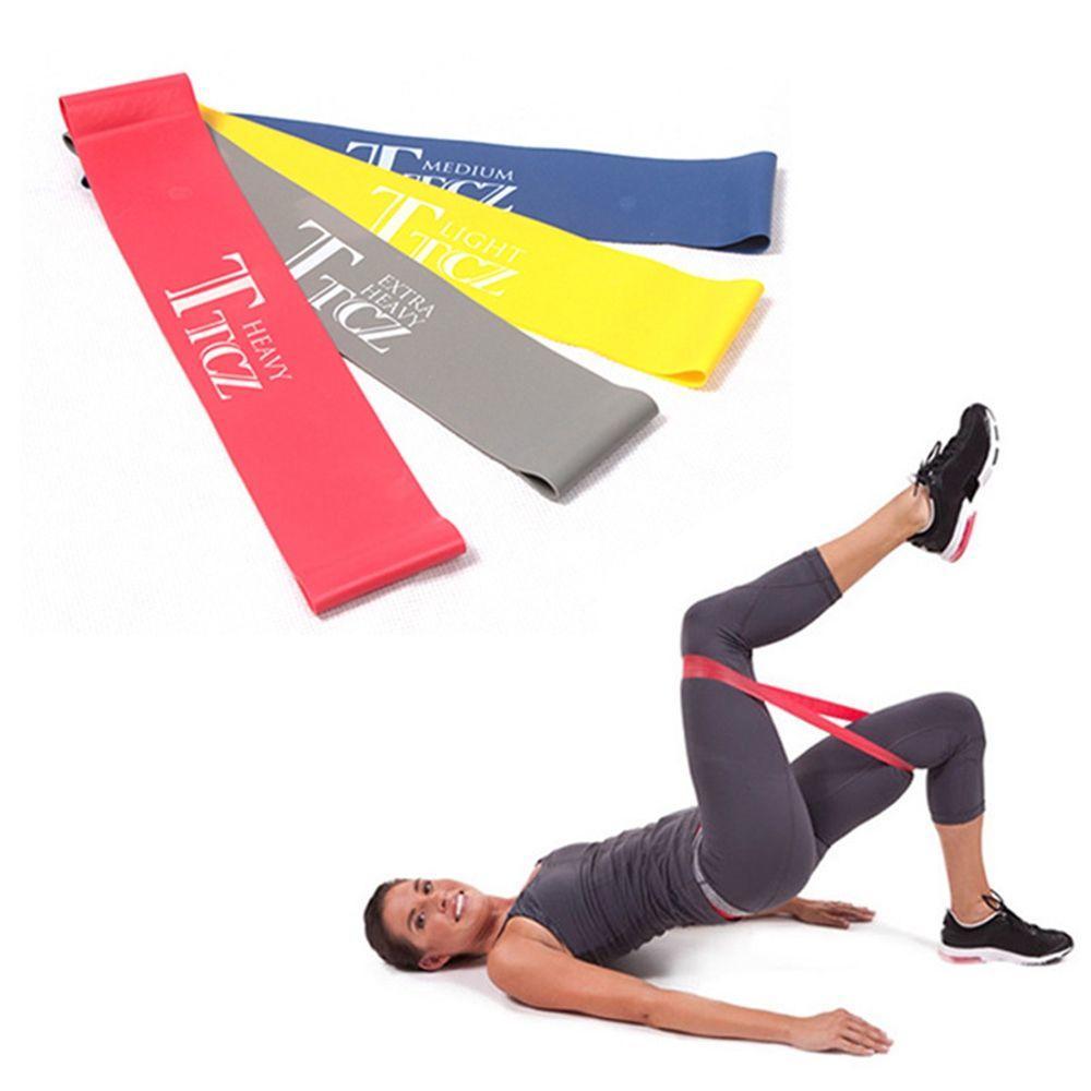 Sports Expander Gym Resistance Bands Elastic Band Strength Training Ruber