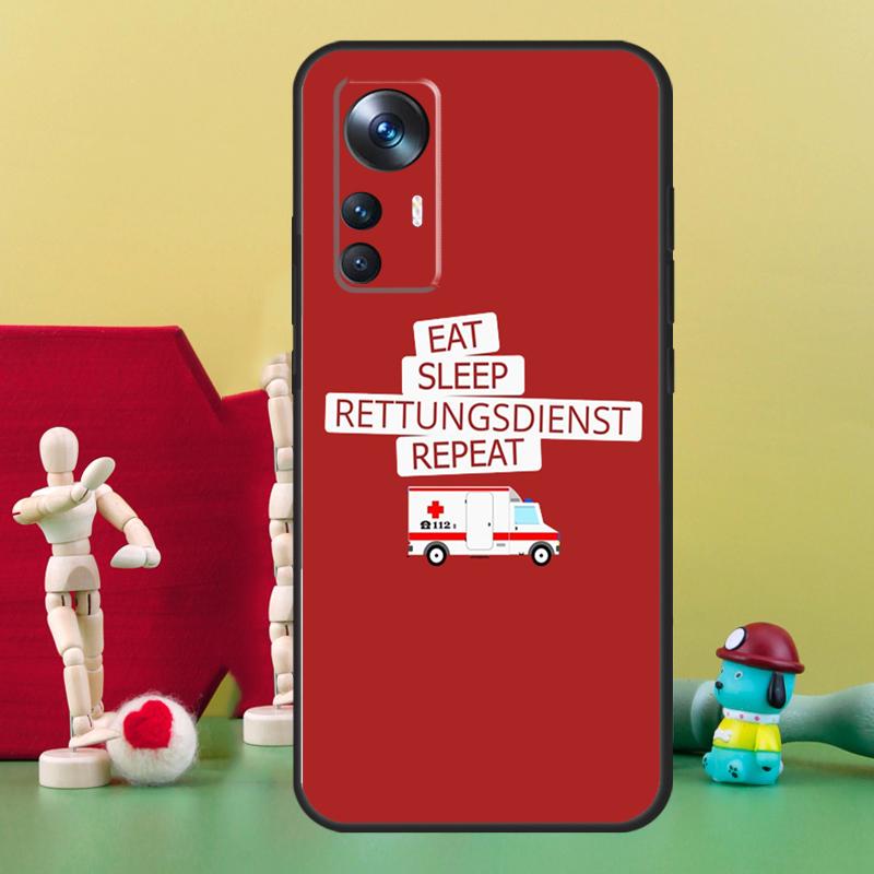 Скорая помощь EMS EMT Парамедик Для Xiaomi 12T 11T 13 Pro 12 Lite 12X Чехол Для POCO F5 X3 X4 X5 Pro F3 F4 GT M5 C40 Чехол