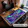 Wolf Theme Custom Mouse Pad Personalized With Name Text Customized Desk Mat For Office Home Decor