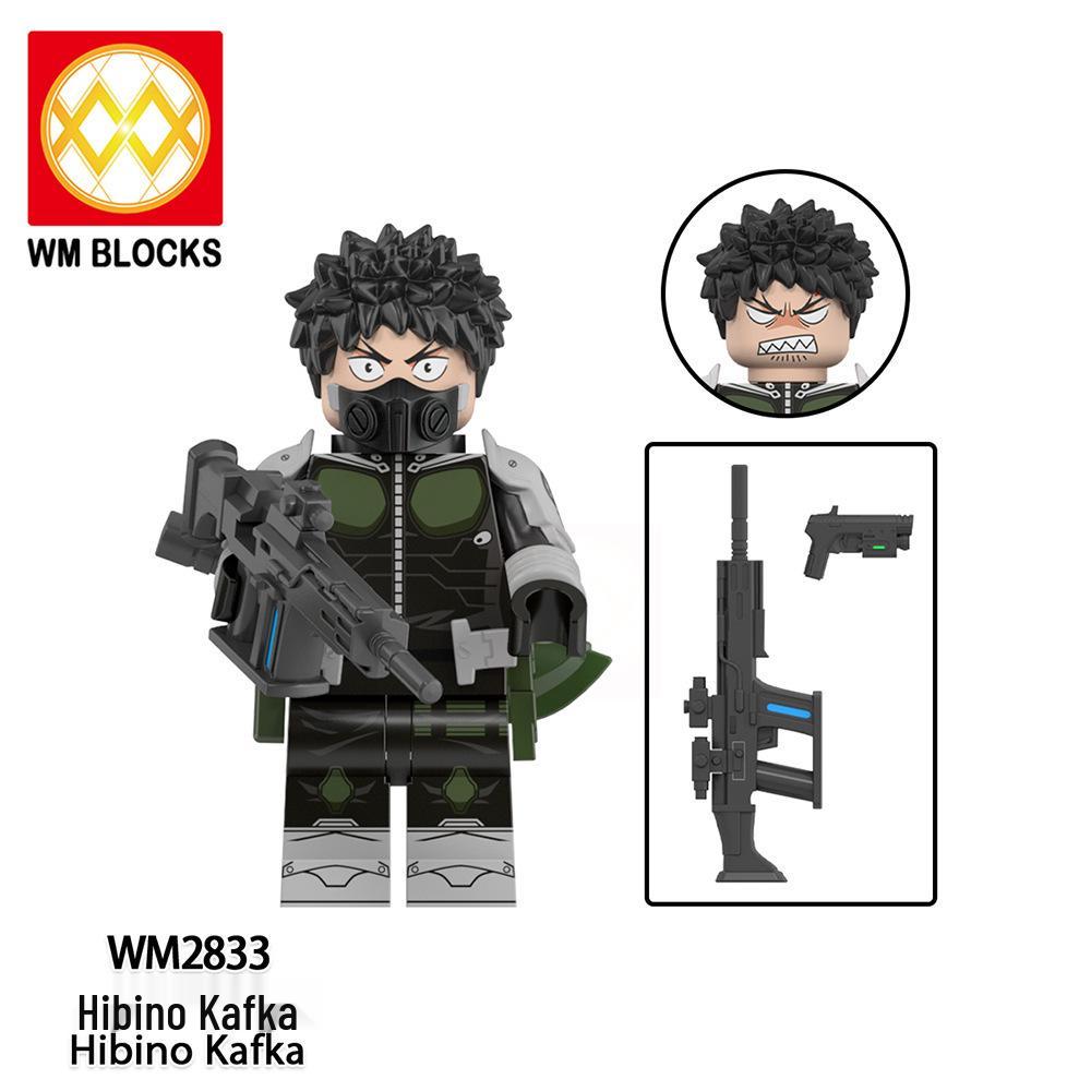 WM6197 Мультяшный Аниме Монстр №8 Фигурка-конструктор Игрушка