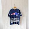 Vintage 1990s New England Patriots T-Shirt - NFL - Made In USA - Salem Sportswear/ Size L