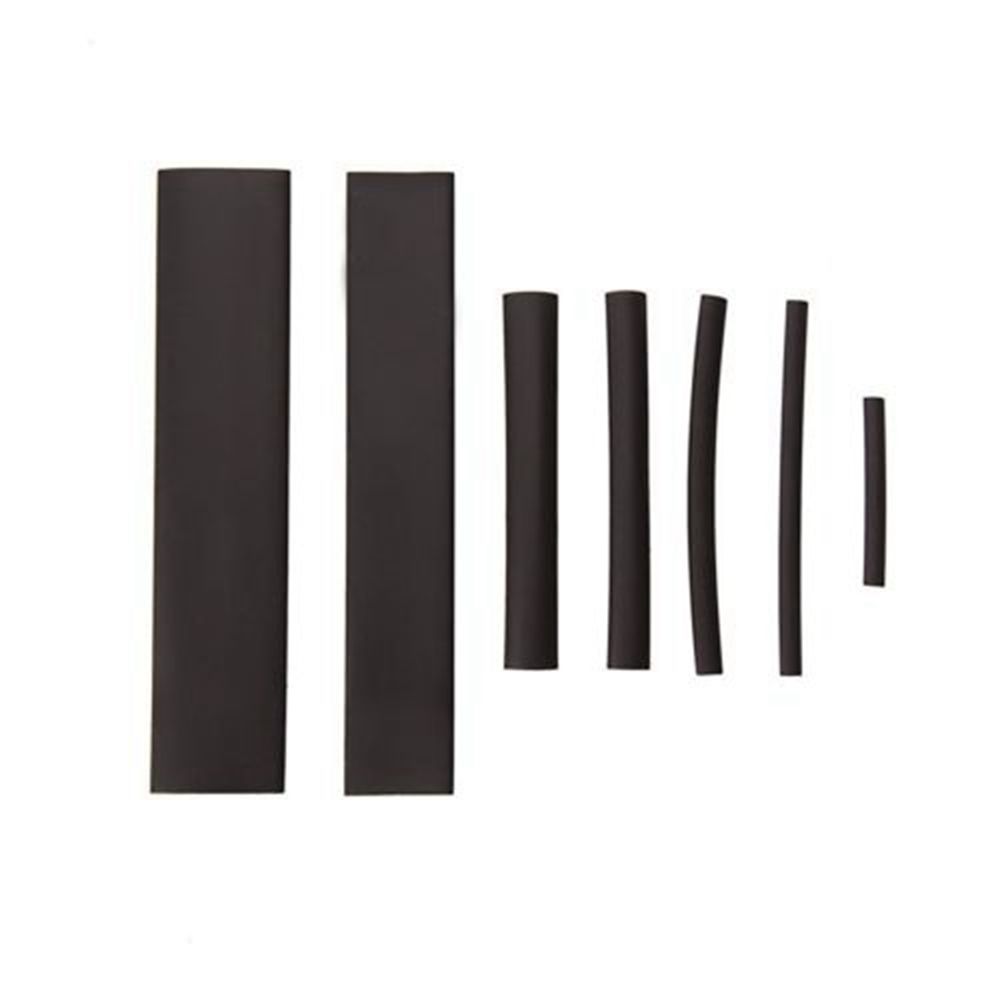 Combination Black Color Tubing Wire Heat Shrink Tube Electrical Cable Tubes Wrap Sleeve Assorted