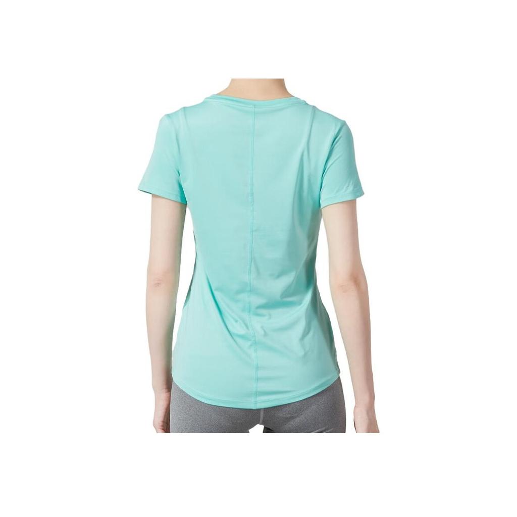 Nike Vintage American Dopamine Print Round Neck Short Sleeve T-Shirt Women Tops Light-Blue DD0627-349