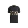 Adidas Tiro Tee Aop Casual Football Short Sleeve T-Shirt Men Tops Black GU8189